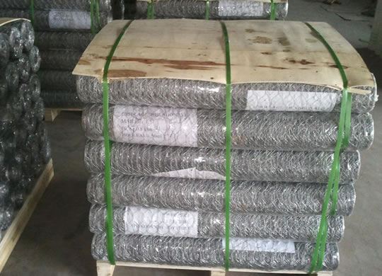 Galvanized Weave Hexagonal Wire Netting Packing