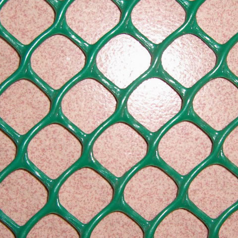 Dark green diamond plastic flat netting